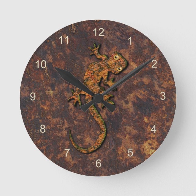 Australian Aboriginal Art Gift Runde Wanduhr (Vorderseite)