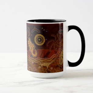 Australian Aboriginal Art Gift Tasse