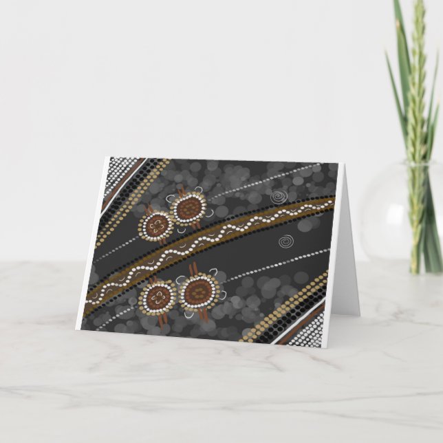 Australian Aboriginal Art - Lost Tribes Karte (Vorderseite)