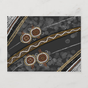 Australian Aboriginal Art - Lost Tribes Postkarte