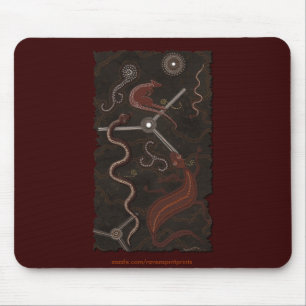 Australian Aboriginal Style Mousepad Serie