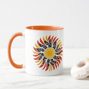 Australian Aboriginal Sunshine Art Tasse