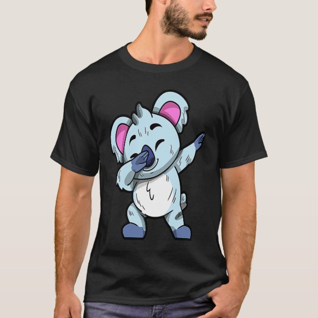 Australian Animals Cute Dabbing Koala Bear T-Shirt (Vorderseite)