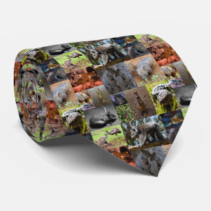Australian Animals Foto Collage, Neck Tie Krawatte
