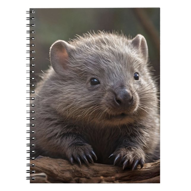 Australian Baby Animals The Wombat, Notizblock (Vorderseite)