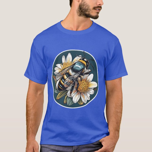 Australian Blue Banded Bee A Unique Native Species T-Shirt (Vorderseite)