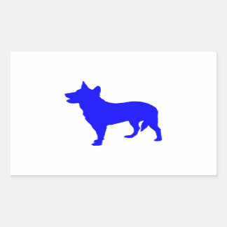 Australian Blue Heeler Rechteckiger Aufkleber
