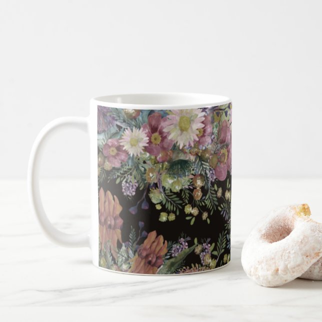 Australian Bush Wildblume Garden Kaffeetasse (Mit Donut)