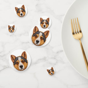 Australian Cattle Dog 3D Inspiriert Konfetti