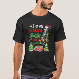 Australian Cattle Dog auf Santas unartiger Liste X T-Shirt