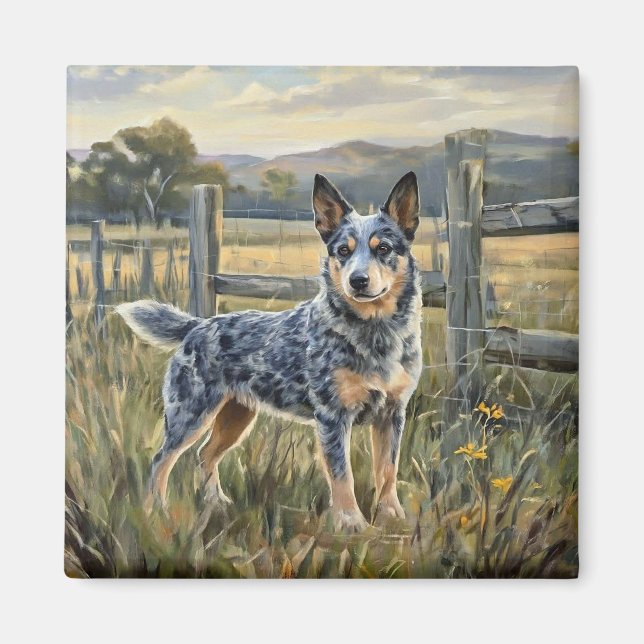 Australian Cattle Dog Magnet (Vorne)