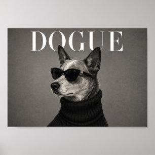 Australian Cattle Dog Mode Hund Kunstprint Poster