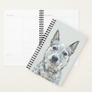 Australian Cattle Dog Painting - Niedliche Origina Planer