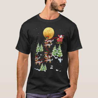 Australian Cattle Dog Rentier Weihnachts Reit Sa T-Shirt