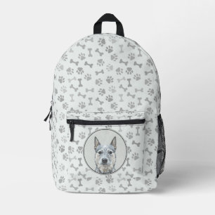 Australian Cattle Dog - Süße Original-Hundekunst Bedruckter Rucksack
