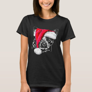 Australian Cattle Dog Weihnachtsmann Weihnachts Hu T-Shirt