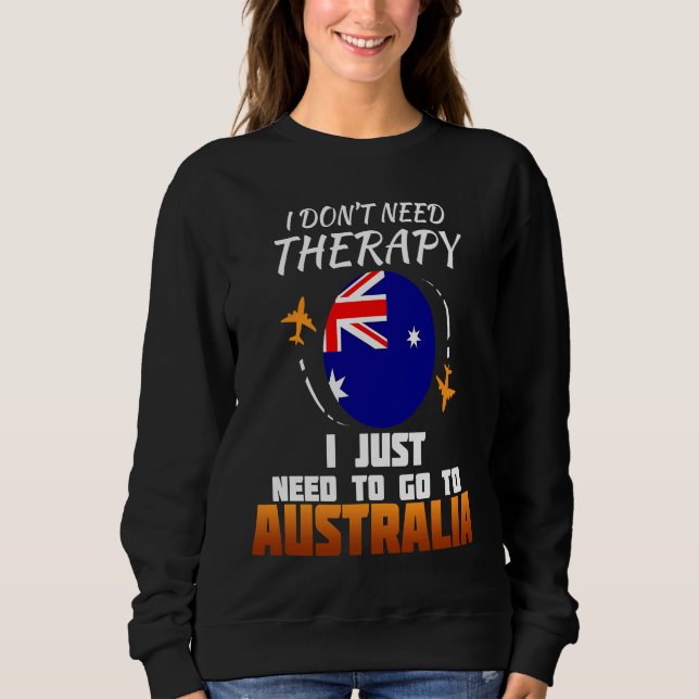 Australian Flag I Australia Flag I Vacation I Aust Sweatshirt (Vorderseite)