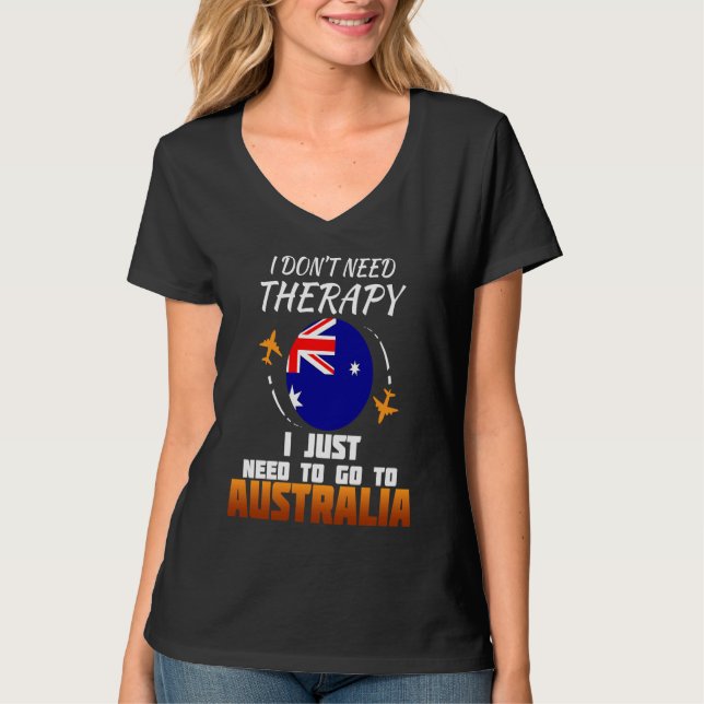 Australian Flag I Australia Flag I Vacation I Aust T-Shirt (Vorderseite)