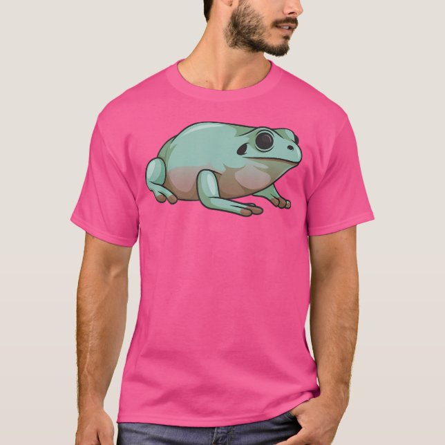 Australian Green Tree Frog Realistischer Grünbaum  T-Shirt (Vorderseite)