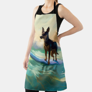 Australian Kelpie Beach Surfing Painting Schürze