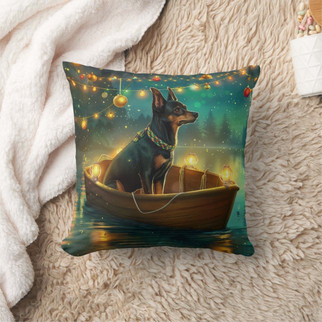 Australian Kelpie Christmas Festive Voyage Kissen (Decke)
