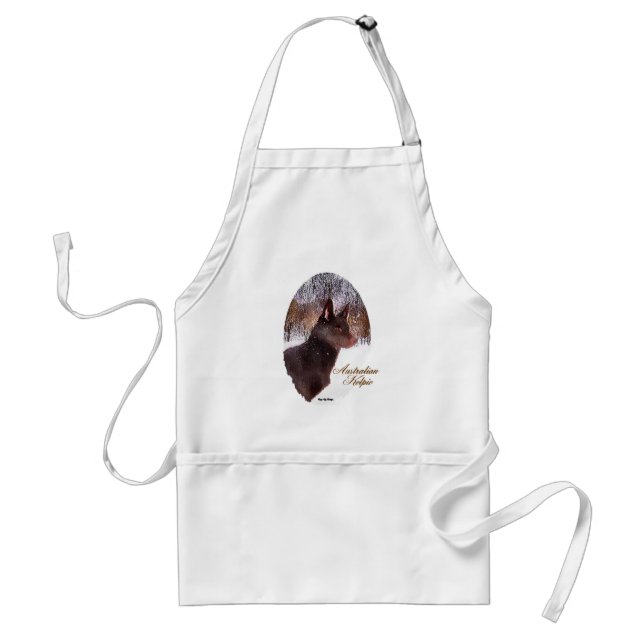 Australian Kelpie Christmas Geschenke Schürze (Vorne)
