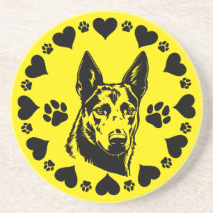 Australian Kelpie Dog Getränkeuntersetzer