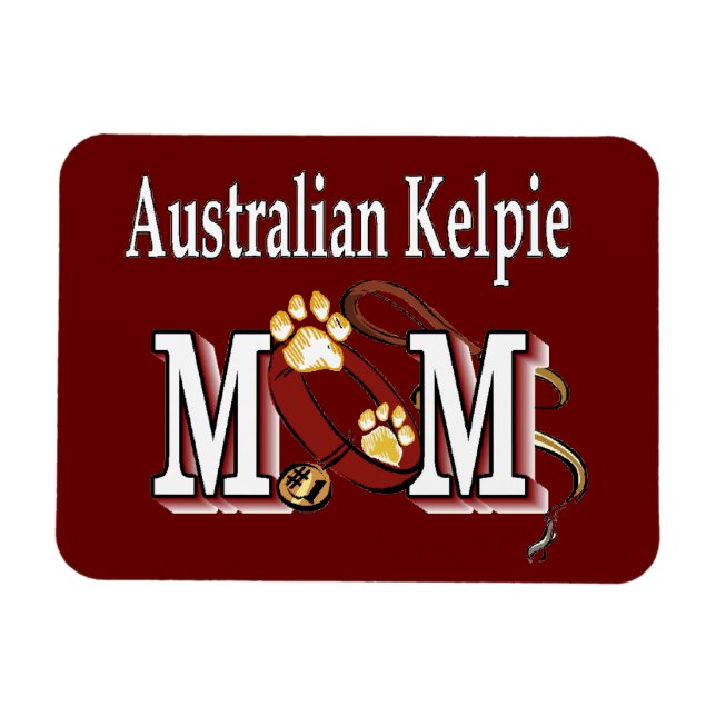 Australian Kelpie Dog MAMA Magnet (Horizontal)