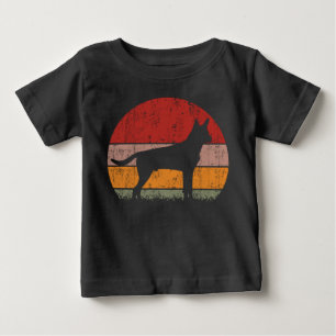 Australian Kelpie Dog Vintag Retro Gift Baby T-shirt