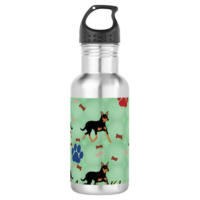 Australian Kelpie Trinkflasche (Vorderseite)