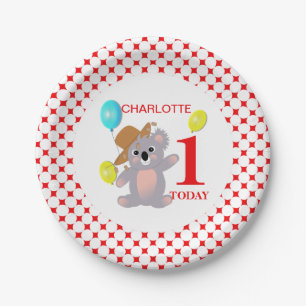 Australian Koala Bear Niedlich Graphic Pappteller