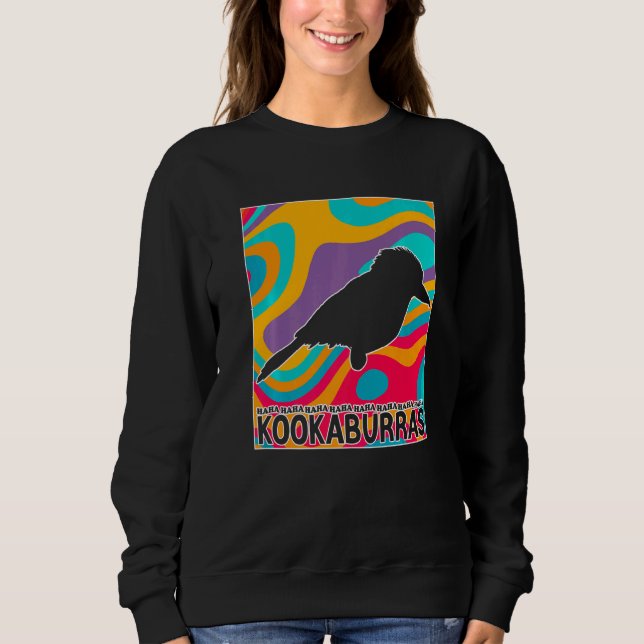 Australian Kookaburra Fan Kookaburra Birdwatcher Sweatshirt (Vorderseite)