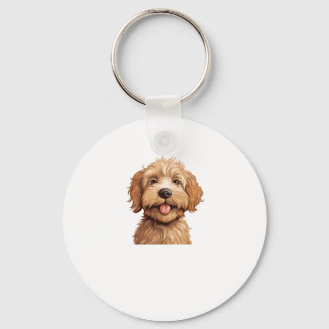 Australian Labradoodle Schlüsselanhänger (Vorderseite)