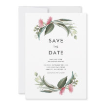 Australian Native Gum Blossom Save the Date
