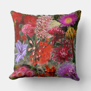 Australian Native Wild Blume Large Kissen