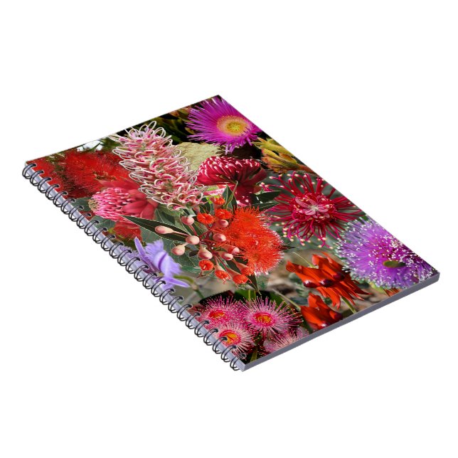 Australian Native Wild Blume Notizblock (Rechte Seite)