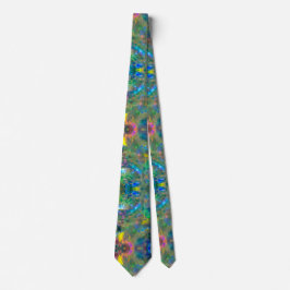 Australian Opal Gemstone Print Krawatte