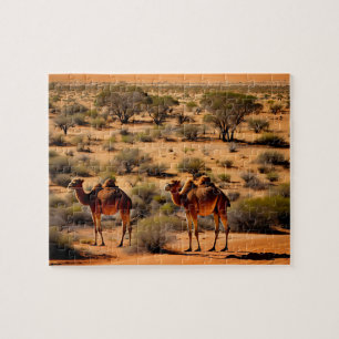Australian Outback Camels, Jigsaw Puzzle