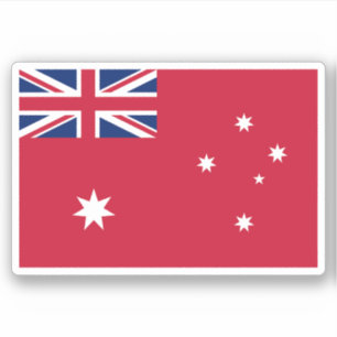 Australian Red Ensign Aufkleber