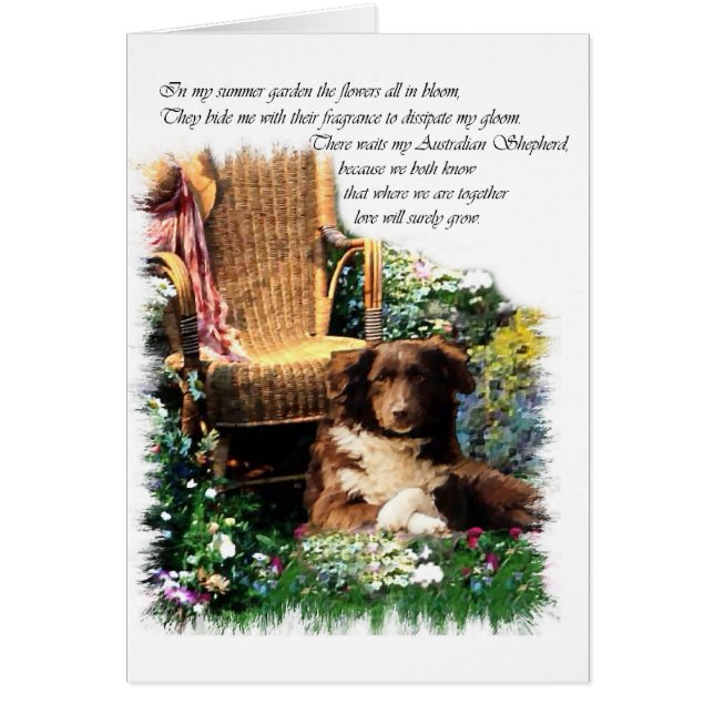 Australian Shepherd Art Gifts (Vorne)