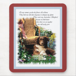 Australian Shepherd Art Gifts Mousepad