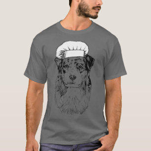 Australian Shepherd Aussie Dog Cook Koch Funny Coo T-Shirt
