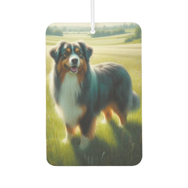 Australian Shepherd Autolufterfrischer (Vorderseite)