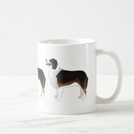 Australian Shepherd Basic Breed Silhouette Tasse