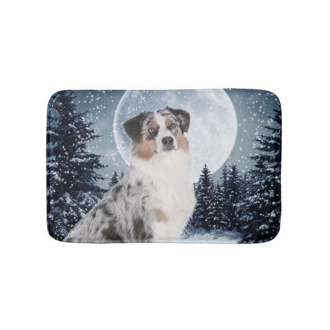 Australian Shepherd Bathmat Badematte (Vorderseite)