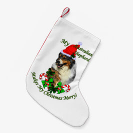 Australian Shepherd Christmas Kleiner Weihnachtsstrumpf