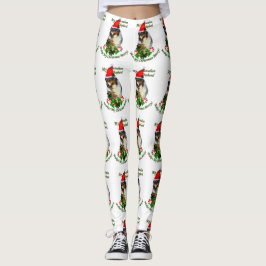 Australian Shepherd Christmas Leggings