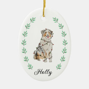 Australian Shepherd Christmas Ornament