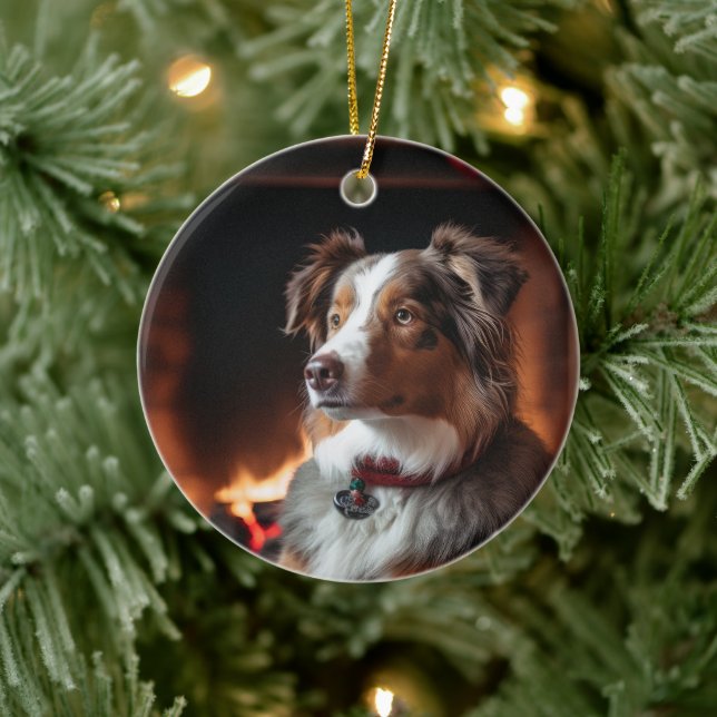 Australian Shepherd Christmas Ornament (Baum)