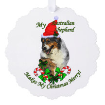 Australian Shepherd Christmas